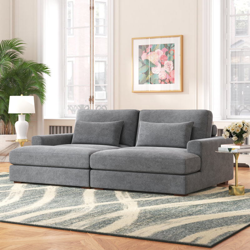 28 inch deep deals sofa